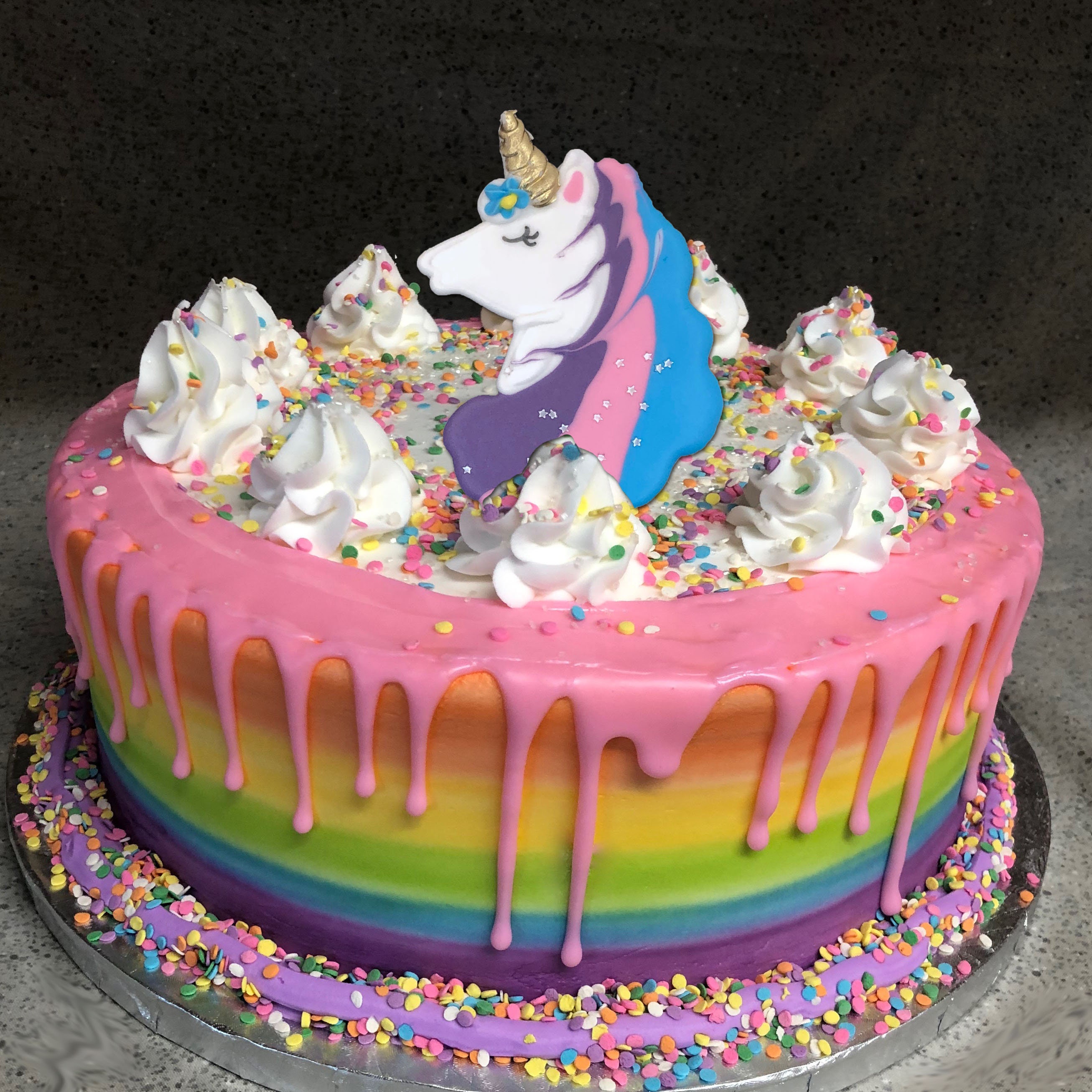  Decoración de unicornio para tartas de unicornio, suministros  para fiesta de cumpleaños, decoración de cumpleaños de unicornio para  niñas, decoración de pastel de unicornio blanco, kit de decoración : Comida  Gourmet