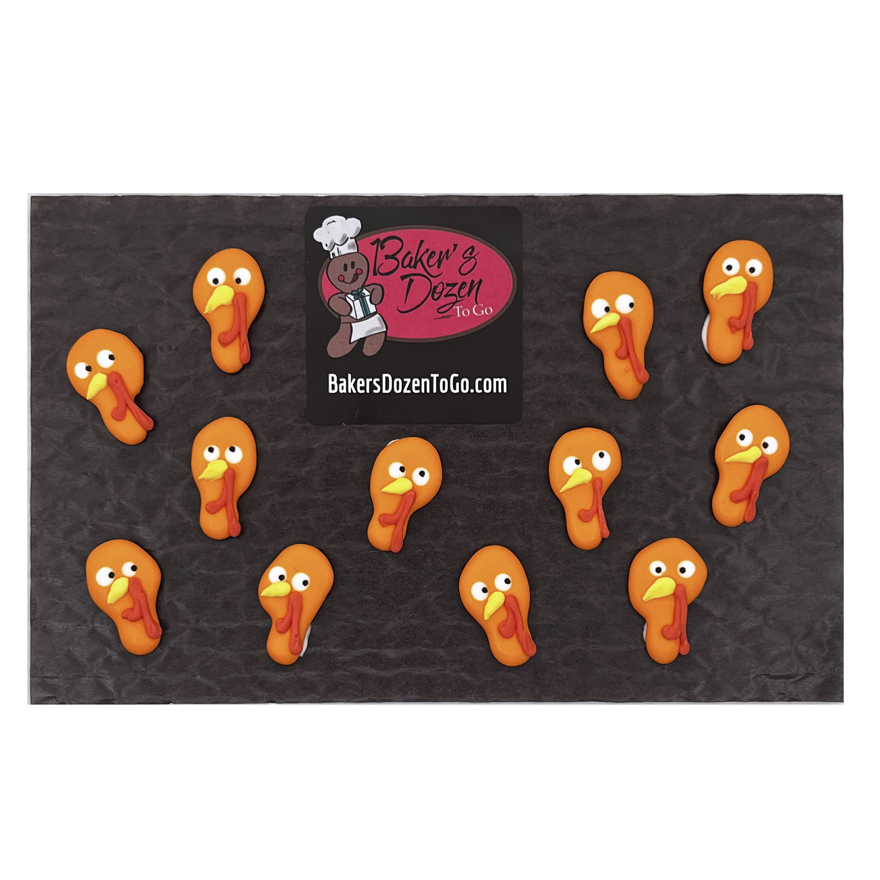 28 Stück Thanksgiving Cupcake-Topper - Glitzer Herbstblätter, Fertig Montiert Mit Zahnstochern