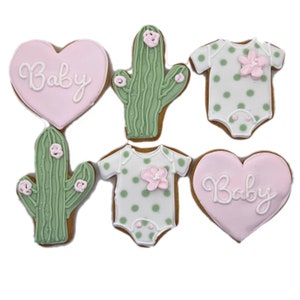Fiesta Baby Cookies- Set of 6 Crunchy Shortbread Cookies Individually Wrapped by BakersDozenToGo