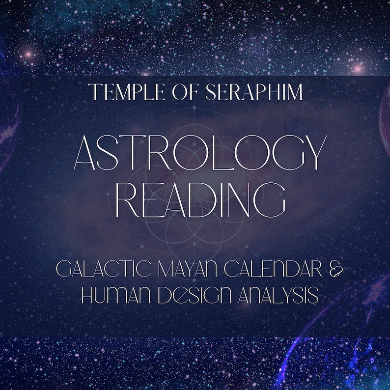 Galactic Astrology Reading Multidimensional Activation Dreamspell Mayan Calendar Human Design Analysis Personal/Relationship image 1