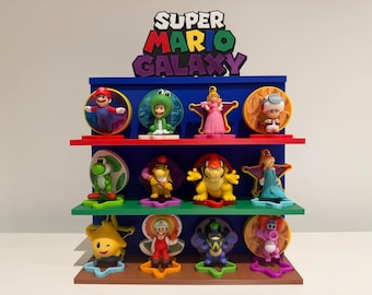 Super Mario Galaxy McDonald's Figure Collection Display Stand