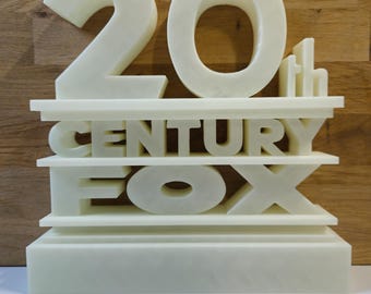 Large 20th Centaury Fox Logo Glow in the dark + other colours