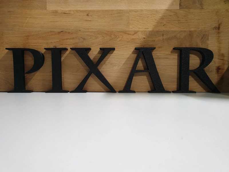 Pixar Letters Logo Etsy