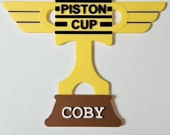 Piston Cup Wall Decor Cars Lightning McQueen - Customizable