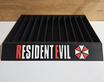 Resident Evil Game Stand Holds 12 Games