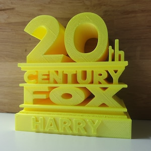 Personalised Name 20th Centaury Fox Logo