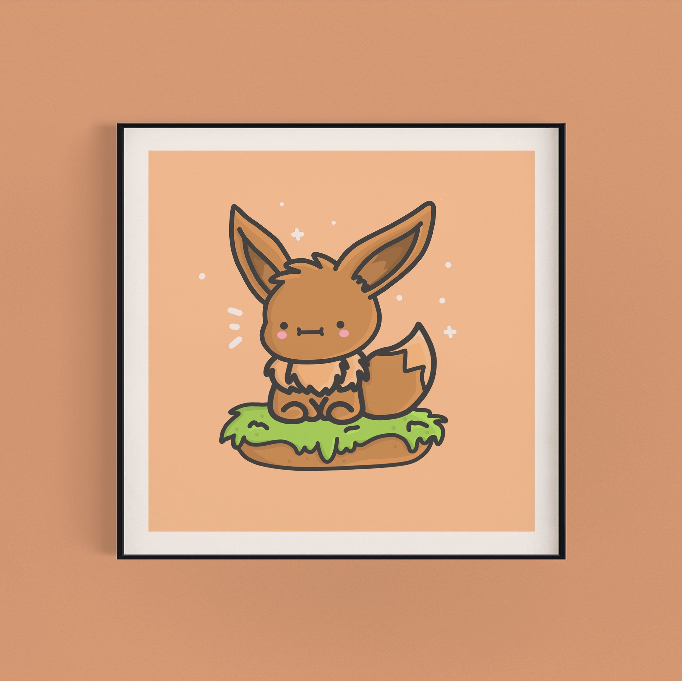 Eevee Pokemon Printable Pokemon Print Cute Eevee Kawaii Pokemon