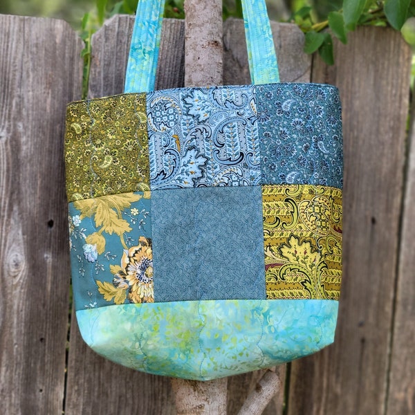 Quilted Tote Bag - Etsy