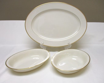 Lenox Fine China Mansfield C-513 - Serving Platter, Serving Bowls