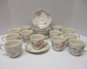 Johnson Brothers Lynton: 12 Cups, 12 Saucers
