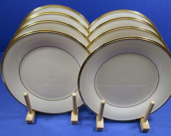Lenox Eternal Fine China Ivory Color Porcelain: 8 Salad Plates