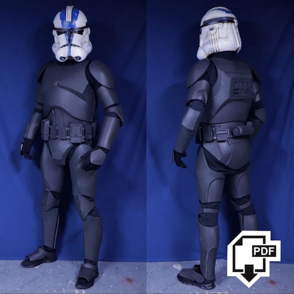 Foam Clone Trooper Armor digital templates (Full armor) (realistic)