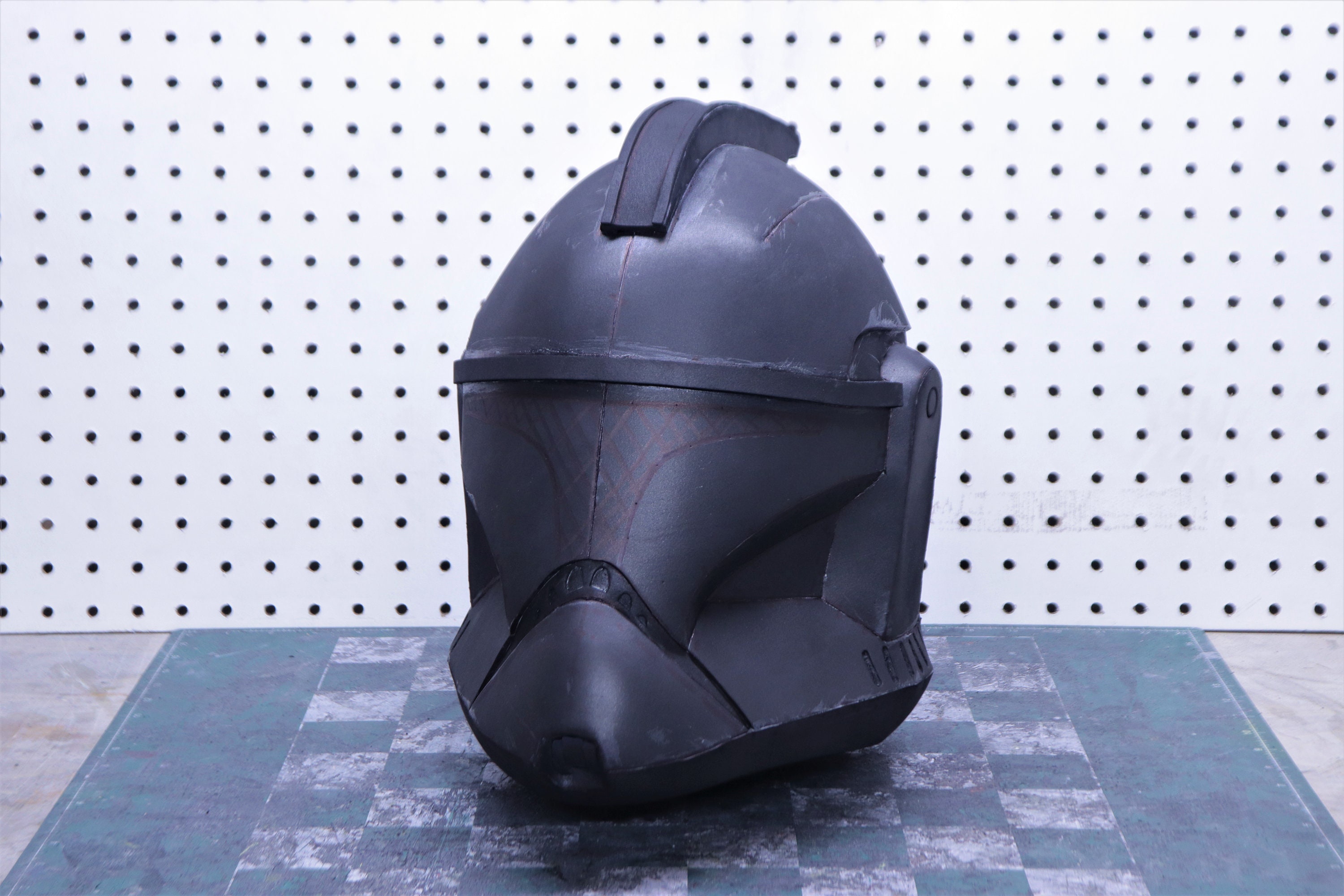 発泡スチロール製クローン・トルーパーヘルメットのデジタル