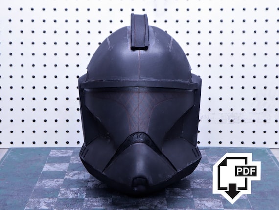 Foam Clone Trooper Helmet Digital Templates phase 1 Realistic Etsy