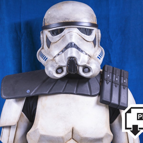 Foam Sandtrooper Pauldron digital templates