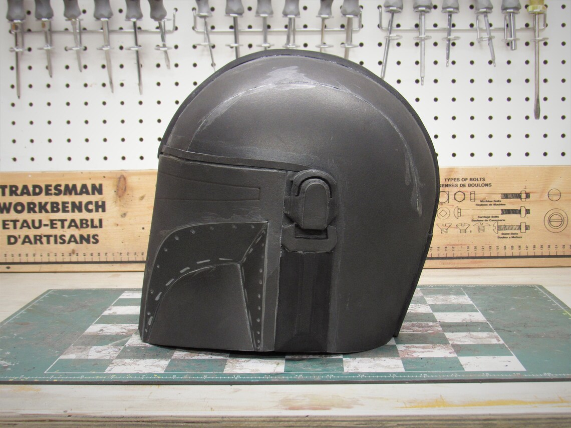 Foam Mandalorian Helmet Templates Etsy