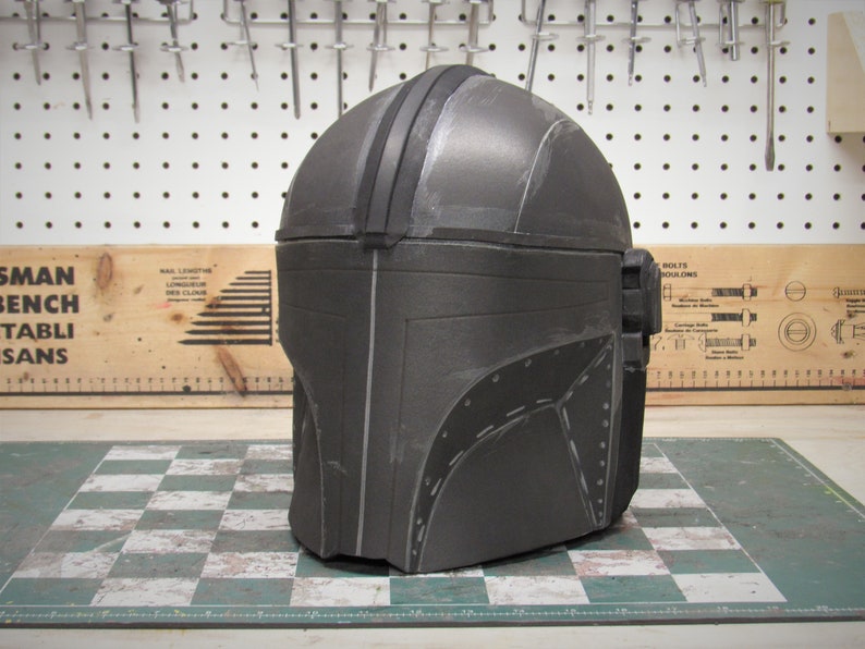 Foam Mandalorian Helmet Templates Etsy