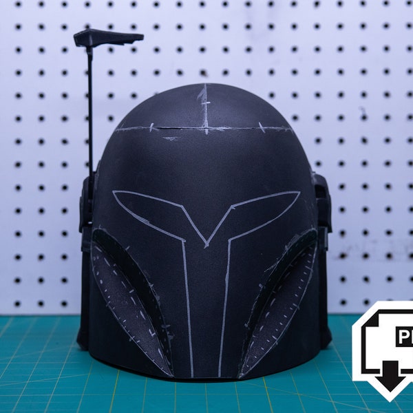 Foam Bo-Katan Helmet digital templates