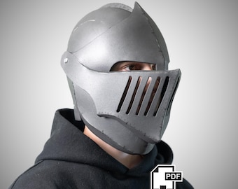 Modelli digitali per elmetto Armet Knight in schiuma