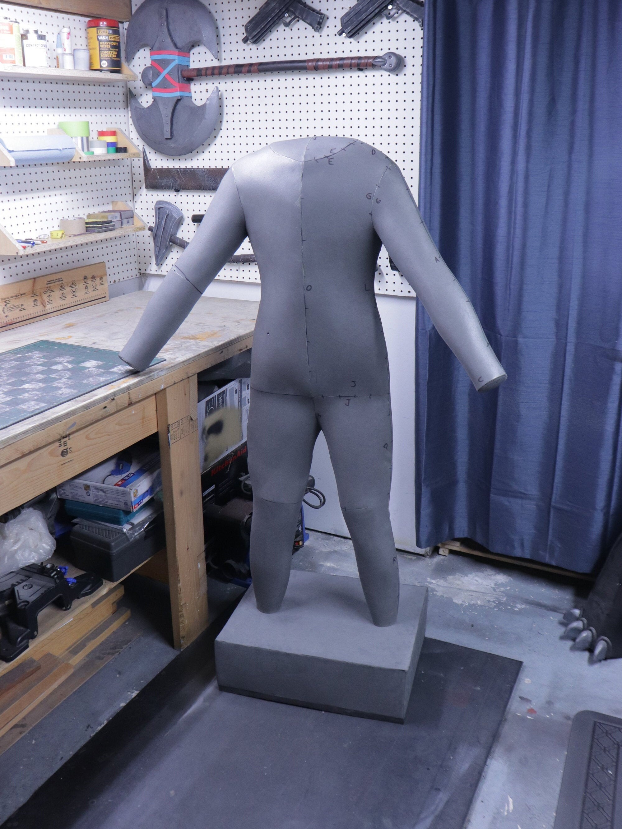 Foam Cosplay Dummy / Mannequin Templates Etsy