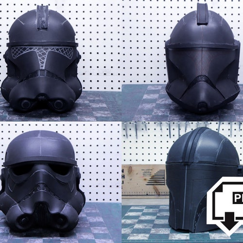 Foam Stormtrooper Helmet Digital Templates Etsy