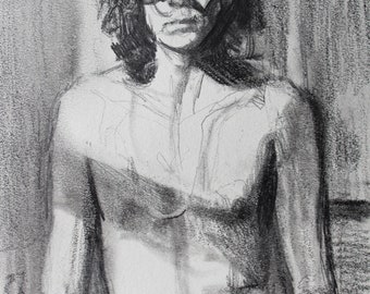 Syd Barrett portrait print (by Geena)