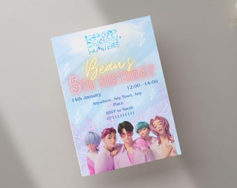 Invitación a la fiesta de Saja Boys