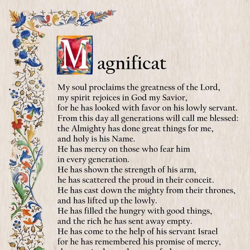 Magnificat Etsy
