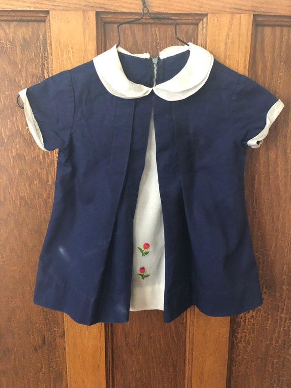 Tulips Vintage Childrens Dress