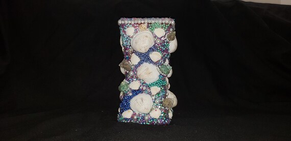 Mermaid Sea Shell Vase Hand Crafted One Of A Kind Etsy