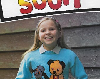 Wendy Sooty och Sweep tröja stickmönster 4010 PDF