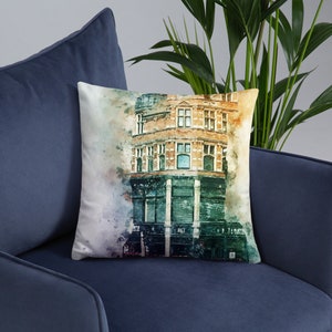 Throw Cushion by Affair - London Buildings