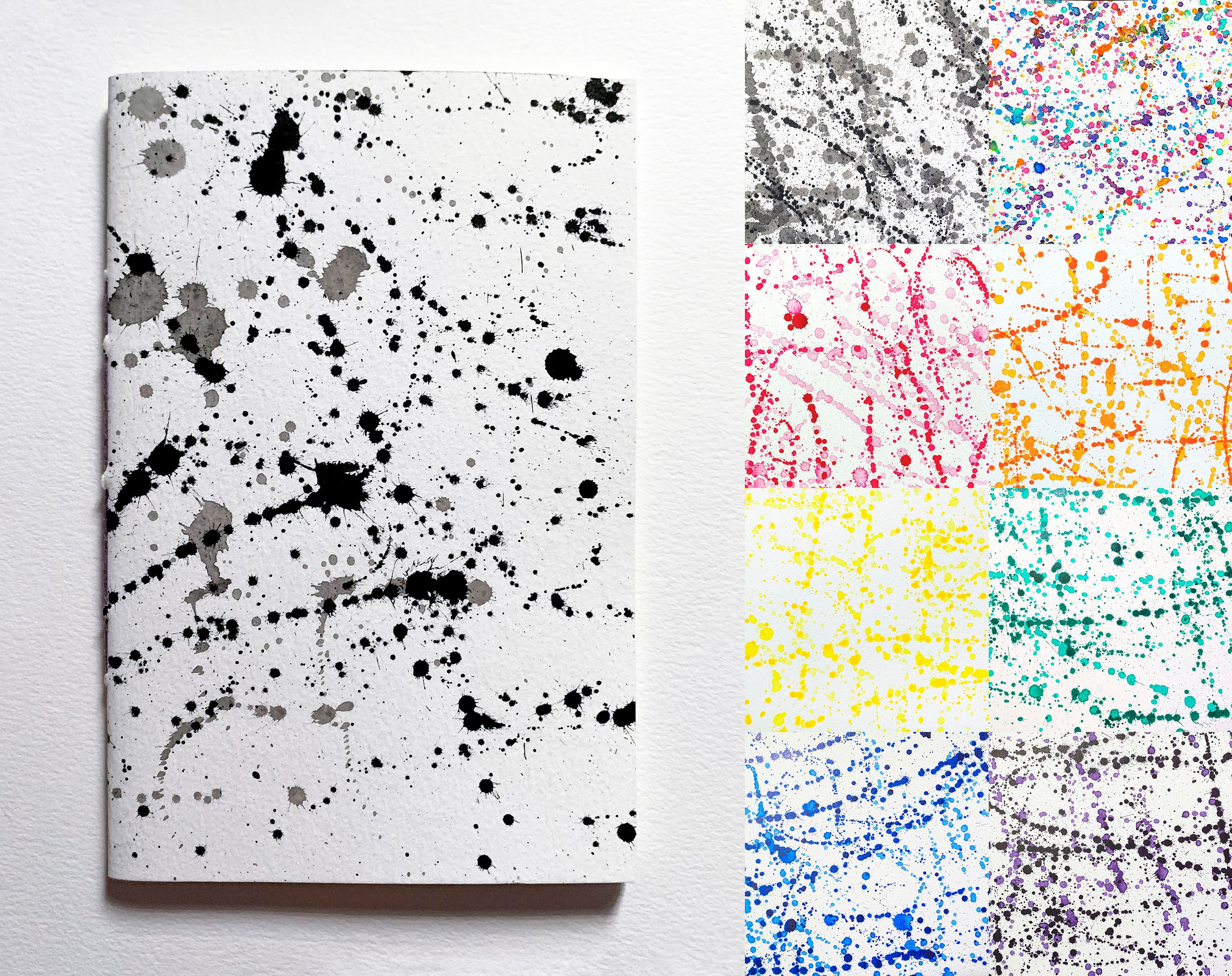 Sketchbook: Abstract Paint Splatter, Blank Sketch Book for Kids