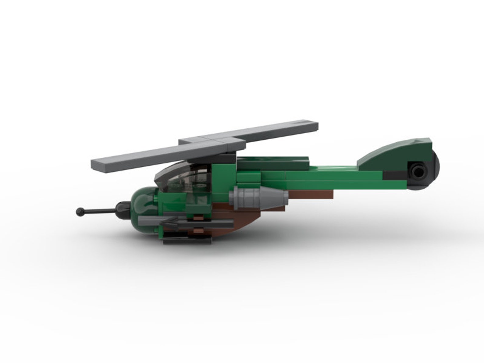 LEGO® custom model simple Helicopter chopper moc Etsy