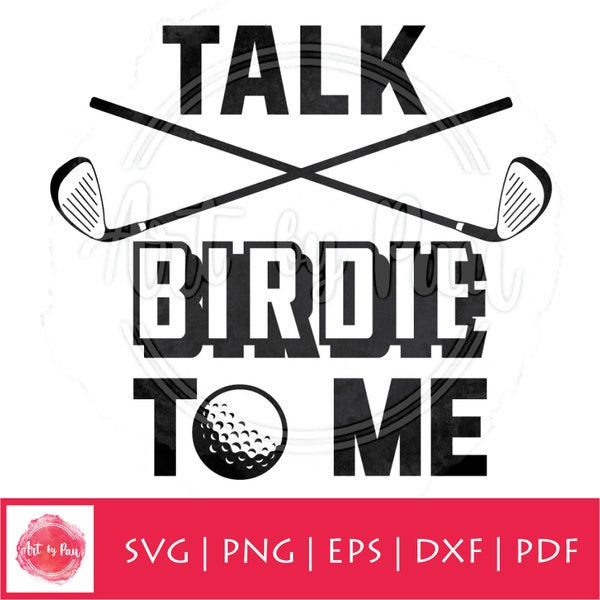 Lustige Golf SVG PNG DXF, Talk Birdie to me Golf geschnitten Datei, Golf Shirt Design, Golfer svg, Golfer Cricut Datei, Golf Geschenkidee, Sport svg