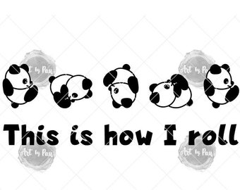 Panda Svg Etsy