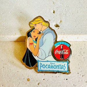 1996 Walt Disney Productions Coca Cola Pocahontas/John Smith Pin