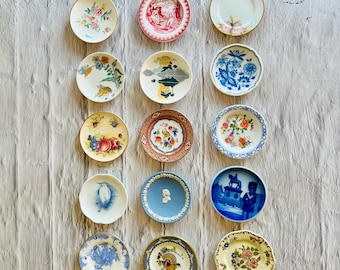 Vintage Miniature Collector Plates | 15 Designs | Porcelain Trinket Saucers from Haviland, Noritake & More