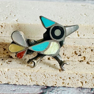 Zuni roadrunner pin - Etsy 日本
