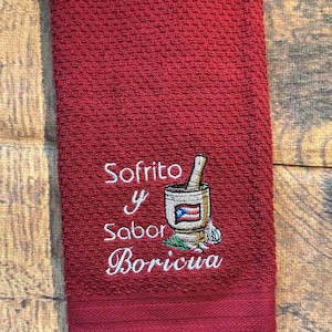 Handmade kitchen towel Boricua I Puert Rico