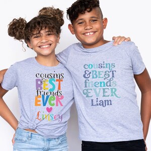 Cousin Announcement, Cousin best friends Youth and Toddler shirt, Cousin Toddler Best Friends Shirt, Family reunion cousins shirts