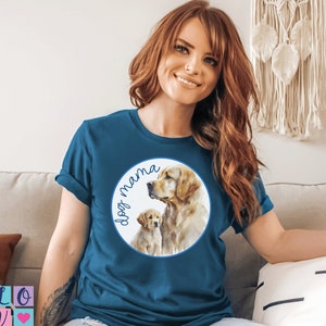 Dog Mama Spring Easter Graphic T-shirts, Golden Retriever et Puppy Dog Mom Shirt ou Sweatshirts, New Golden Dog Mom Shirt