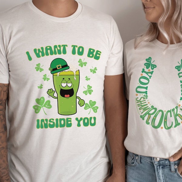 naughty st patricks day shirt