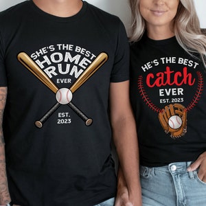 Couple baseball shirts Etsy Espana