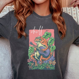 Cottage Core Frog shirt, Cottagecore t-shirt Inspirational Message T-shirt, Cottage Core Shirt, Toad Nature Vintage Illustration Toad Shirt