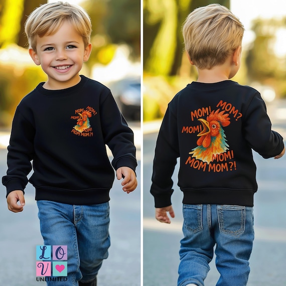 Gallo Top Gallo Abbigliamento Bambini Felpa Con Gallo Acquerello