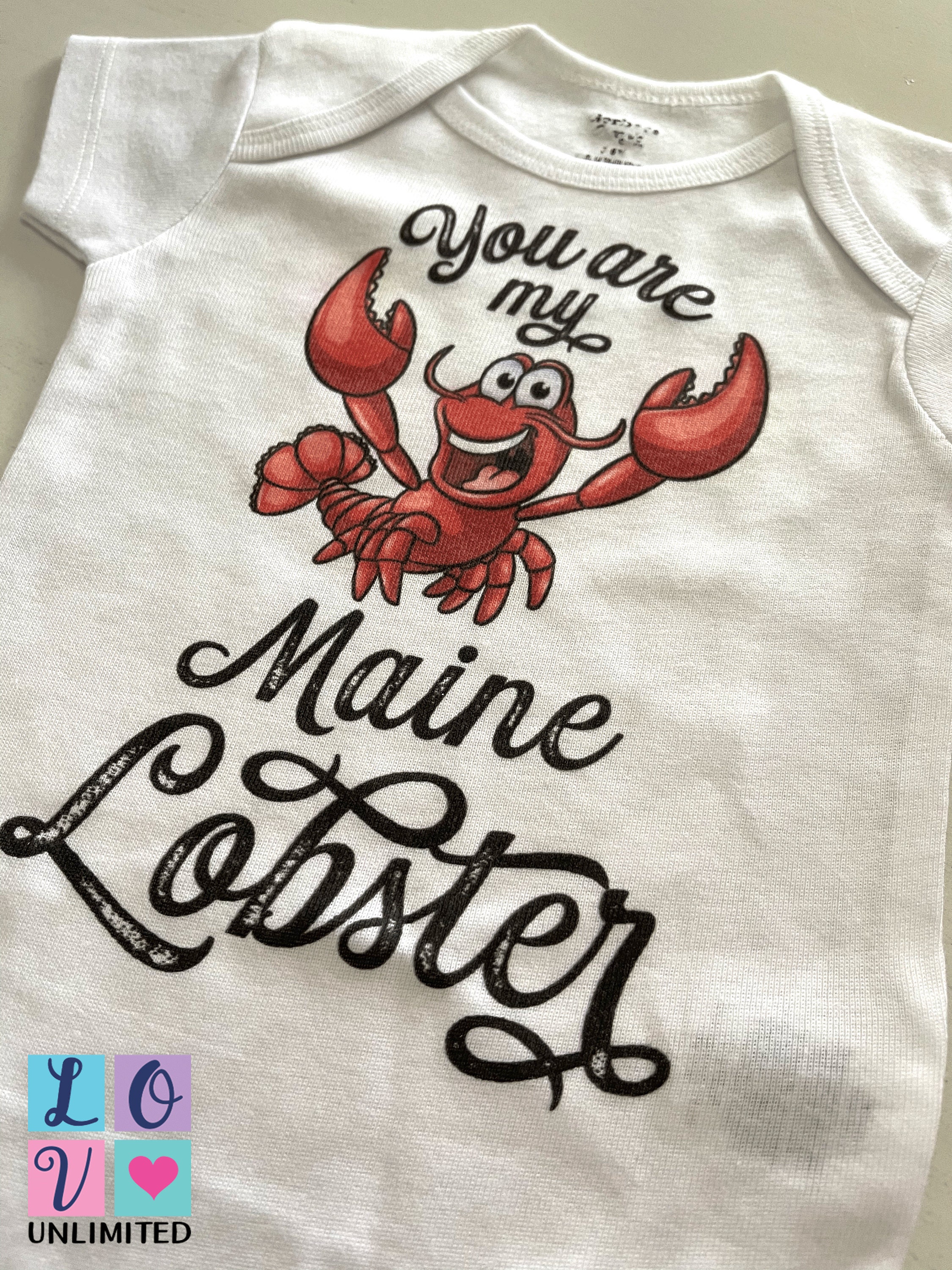 Lobster Onesie® You Are My Maine Lobster Baby Shirt Etsy Sweden