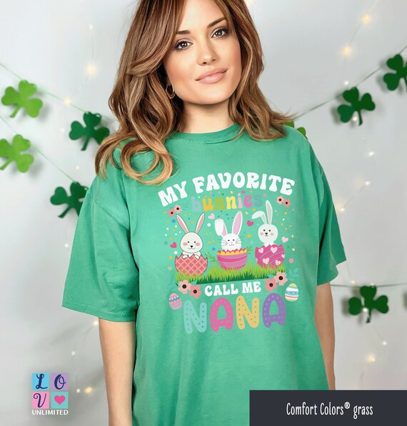 Grandmother Bunny T-Shirt Easter Egg Hunting Costume Gift Grandmother Bunny T-Shirt Easter Egg Hunting Costume Gift