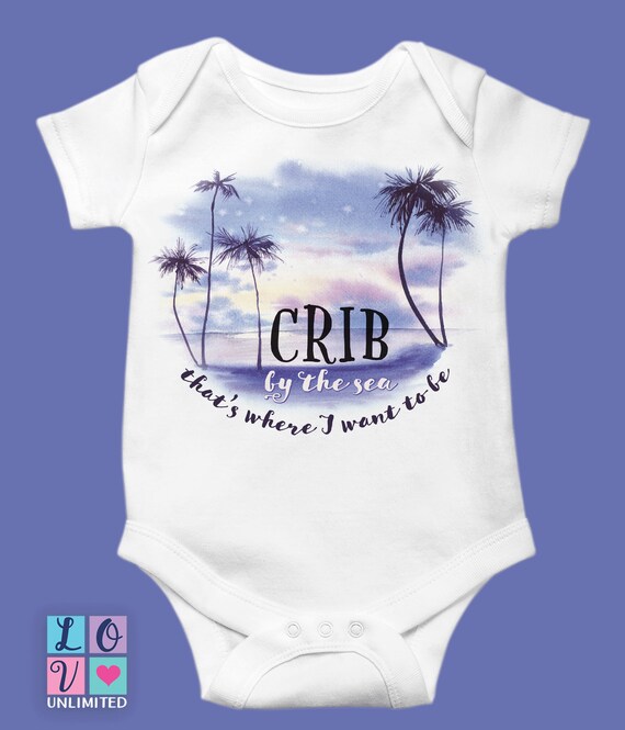 tropical baby onesie