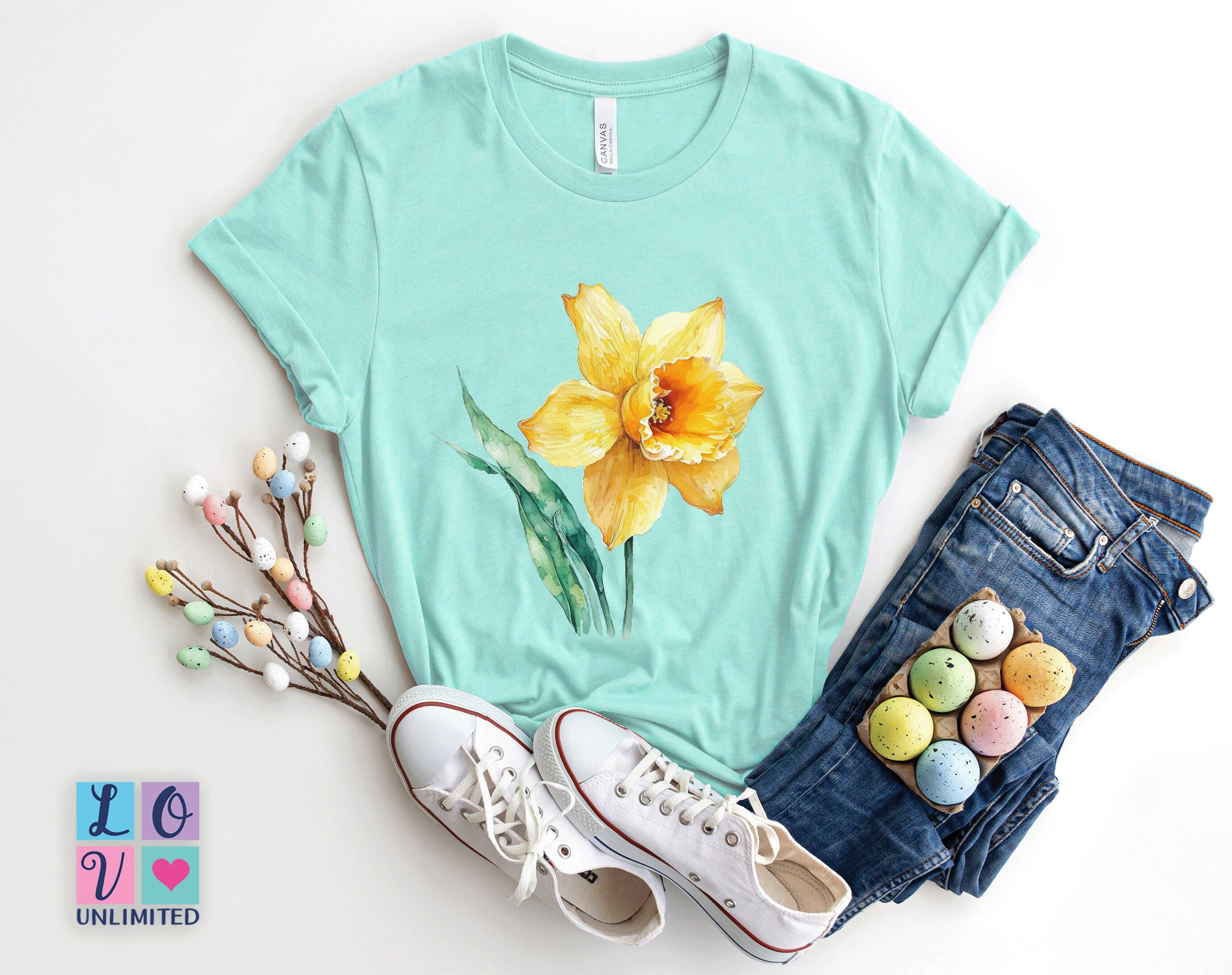 Daffodil Tee Shirt - Etsy